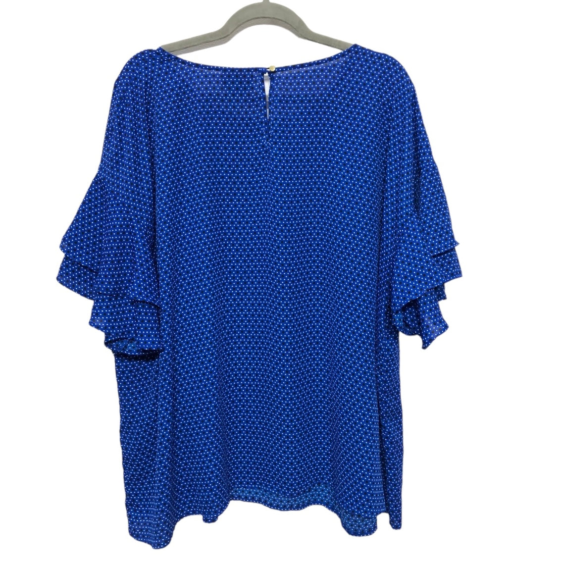 Blue Blouse Short Sleeve Liz Claiborne, Size 2x