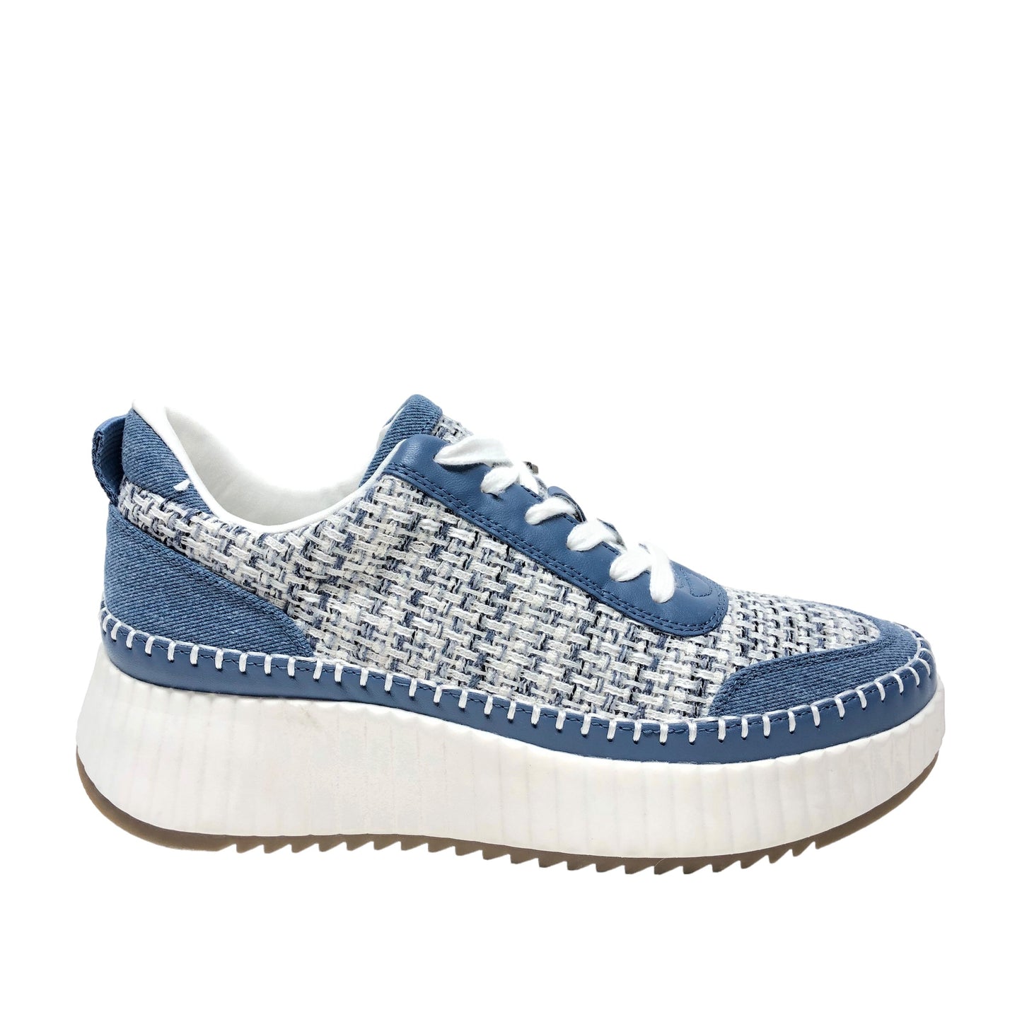 Blue & White Shoes Sneakers Universal Thread, Size 10