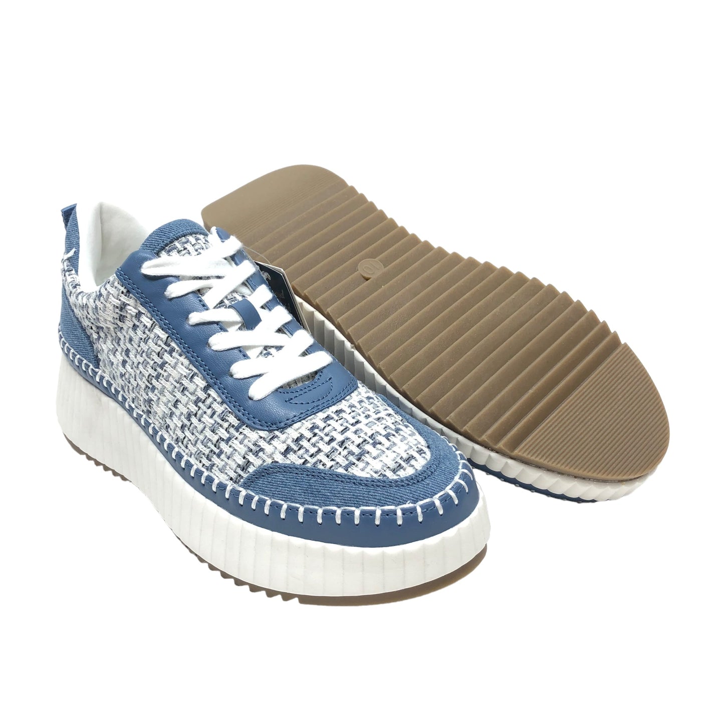 Blue & White Shoes Sneakers Universal Thread, Size 10