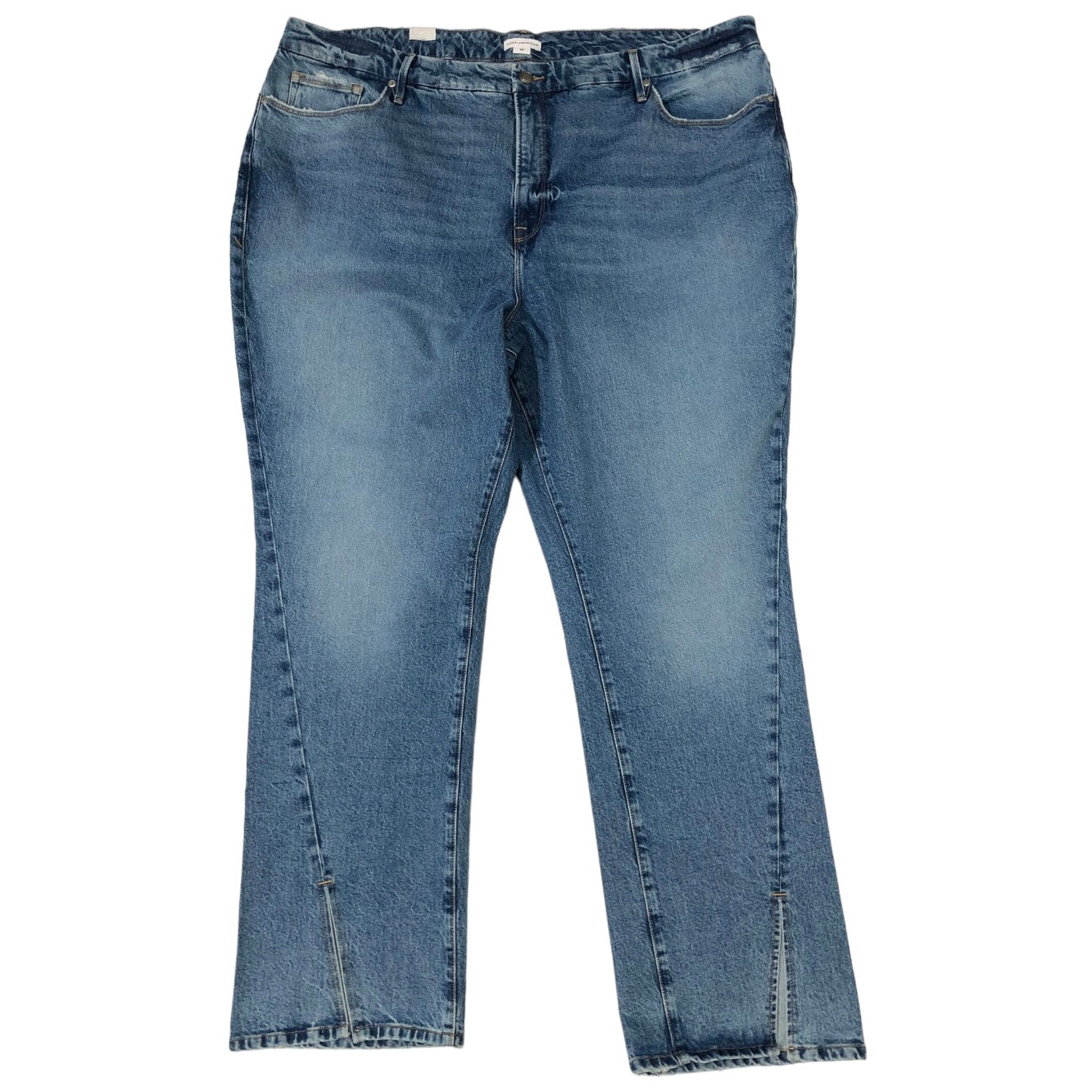 Blue Denim Jeans Straight Good American, Size 22