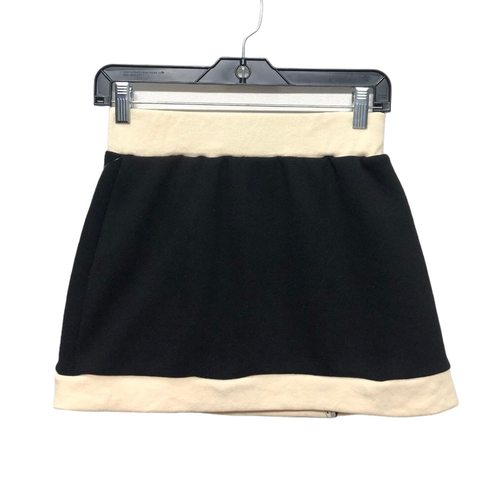 Black & Cream Skirt Mini & Short Fashion Nova, Size M