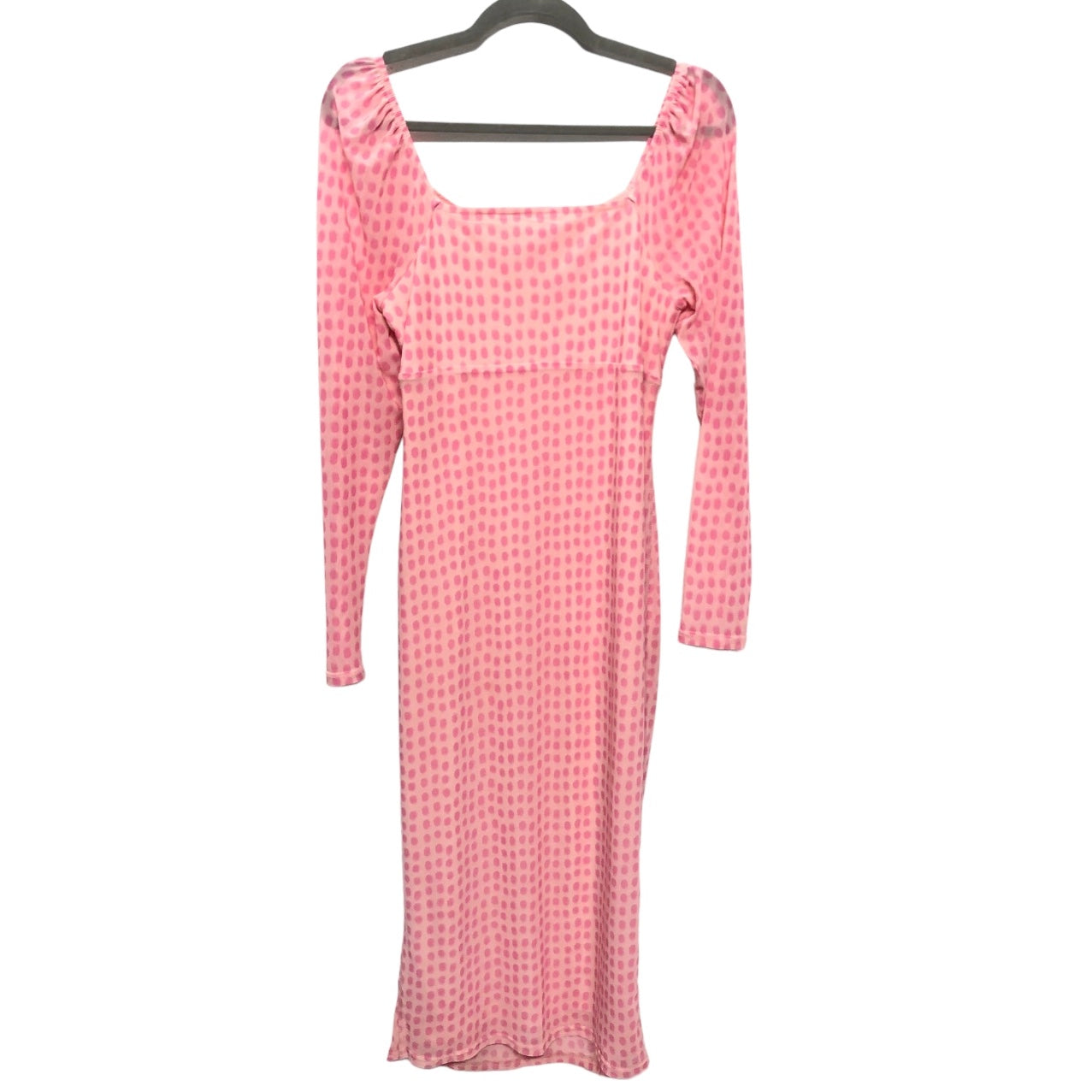 Pink Dress Casual Midi Target-designer, Size M