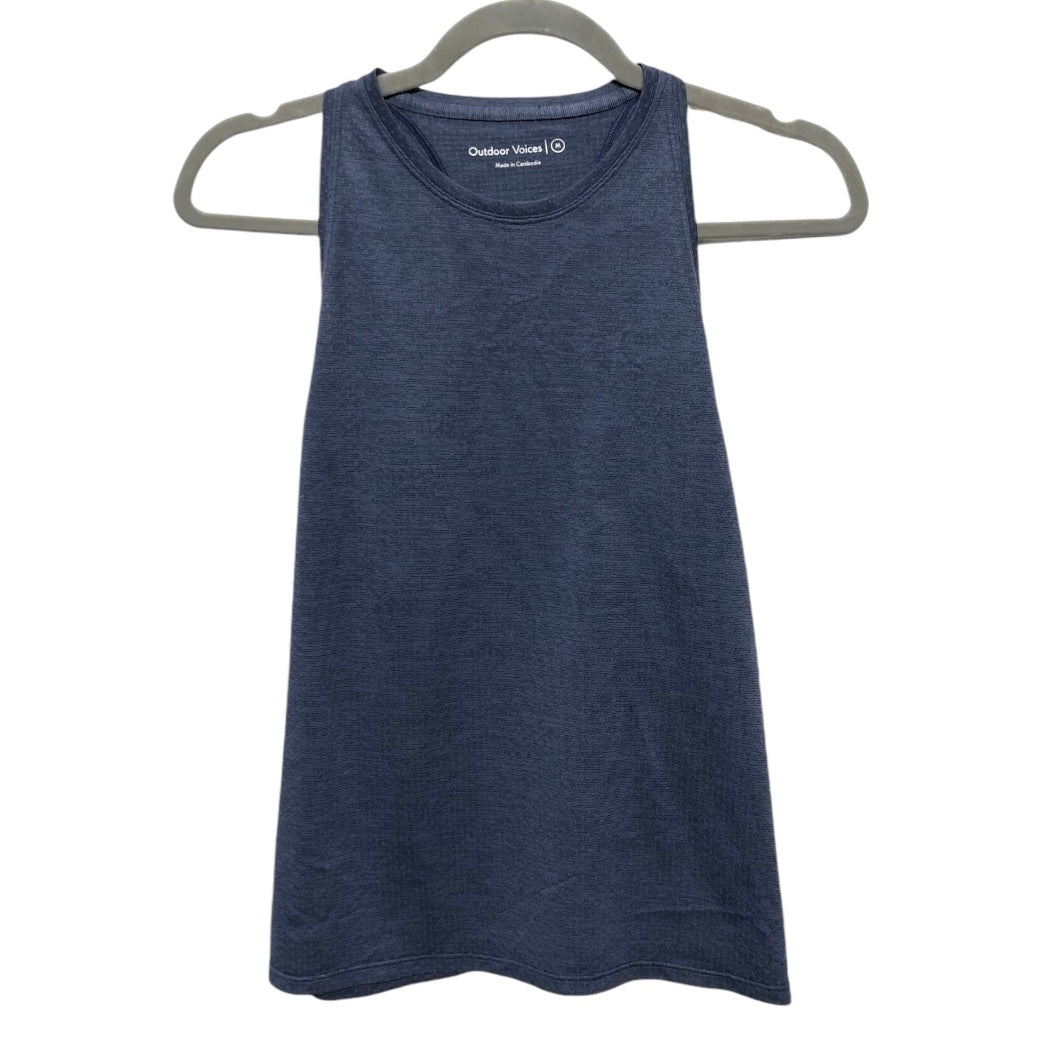 Athletic Tank Top By Outdoor Voices In Blue, Size: M