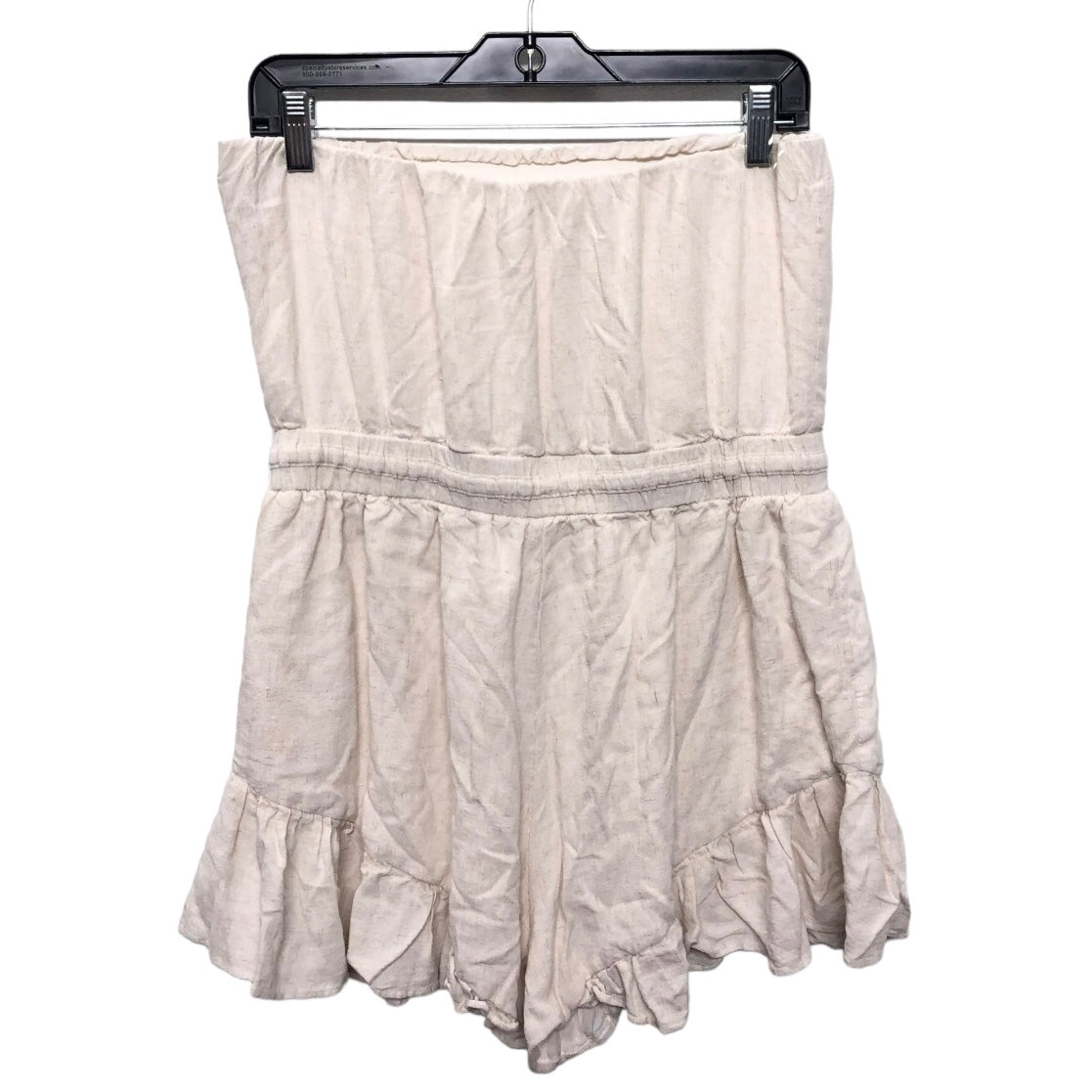 Romper By Clothes Mentor In Ivory, Size: L