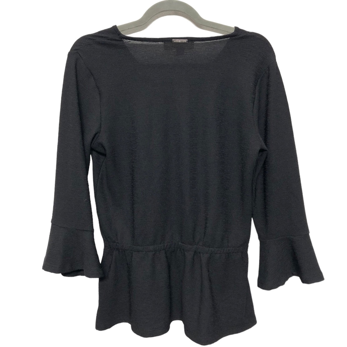 Blouse 3/4 Sleeve By Michael By Michael Kors In Black, Size: 0