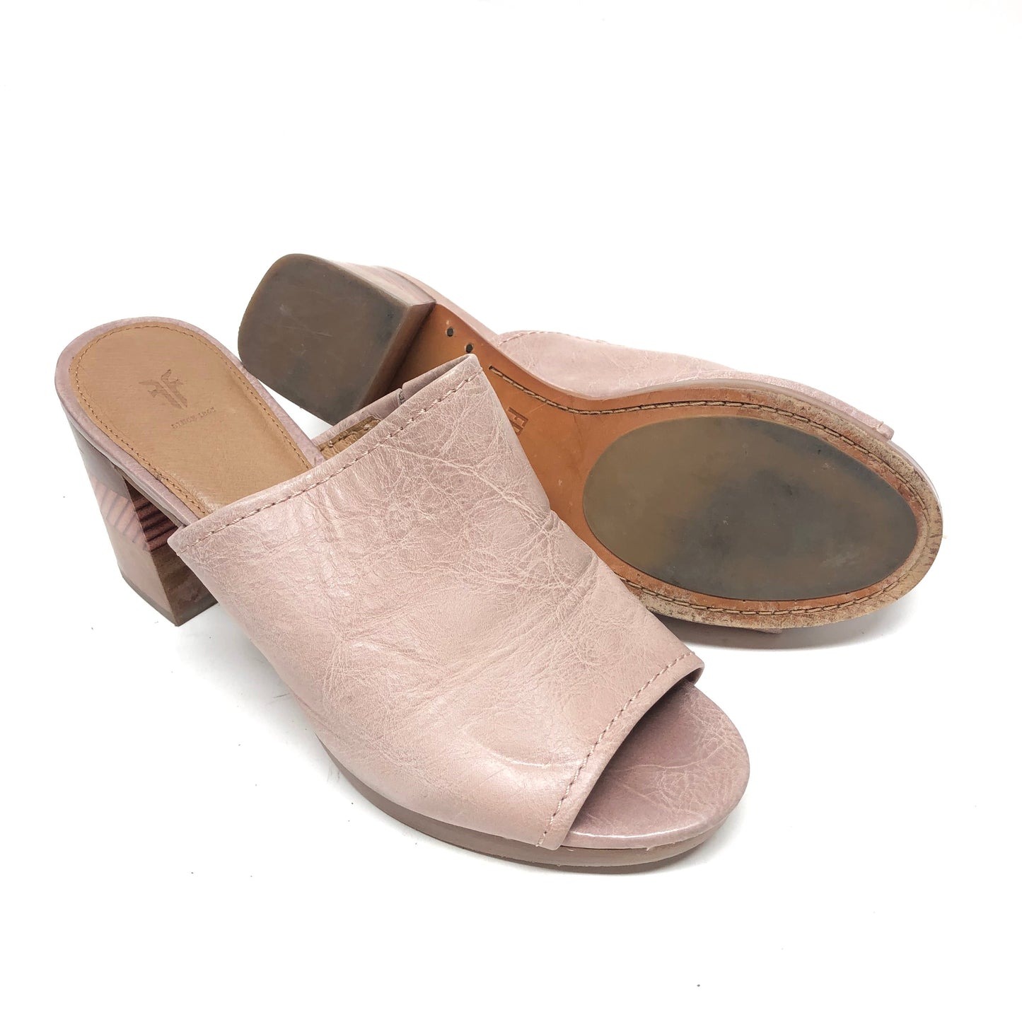 Shoes Heels Block By Frye In Pink, Size: 8