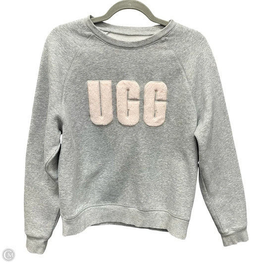 Sweatshirt Designer By Ugg In Grey, Size: S