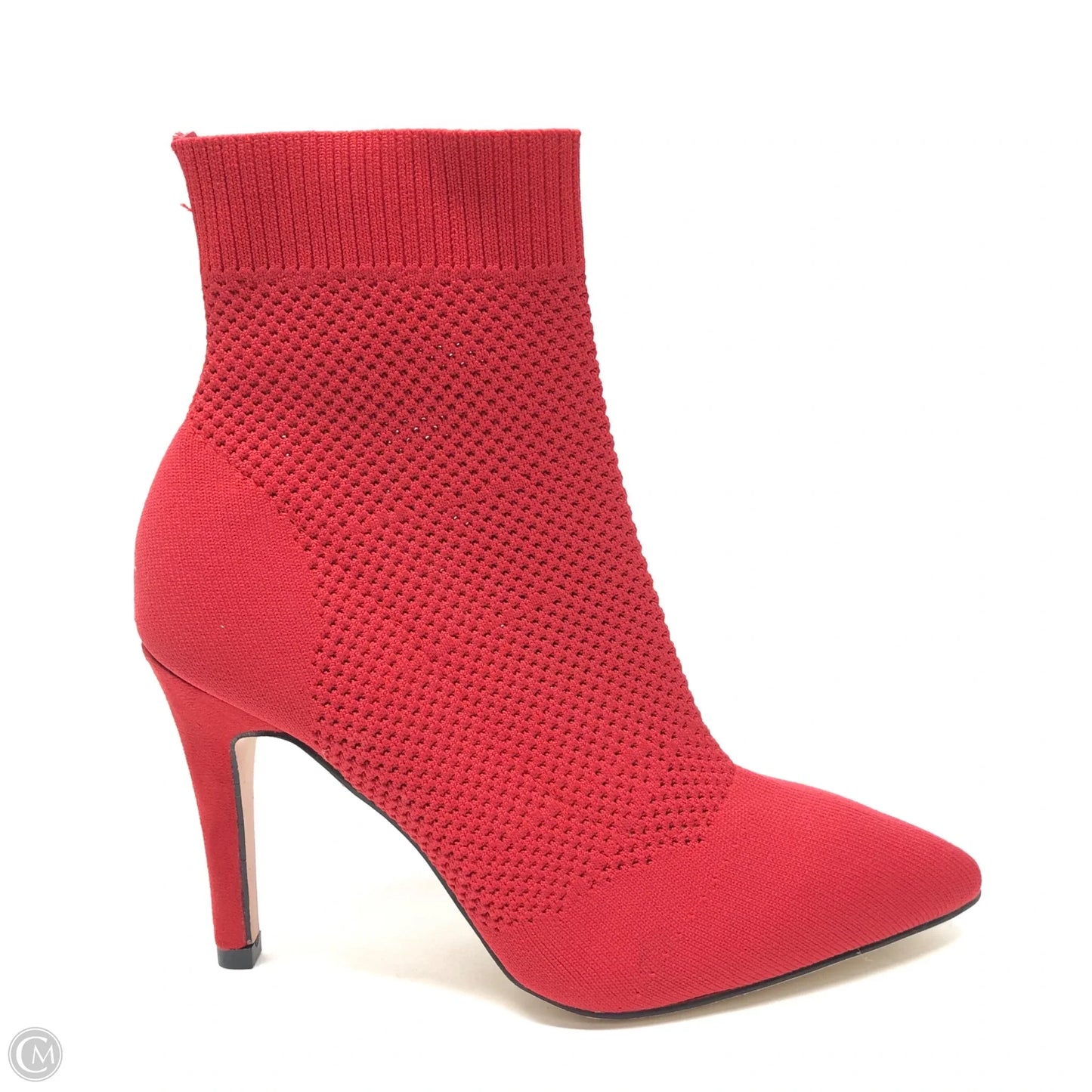 Boots Ankle Heels By Mia In Red, Size: 6