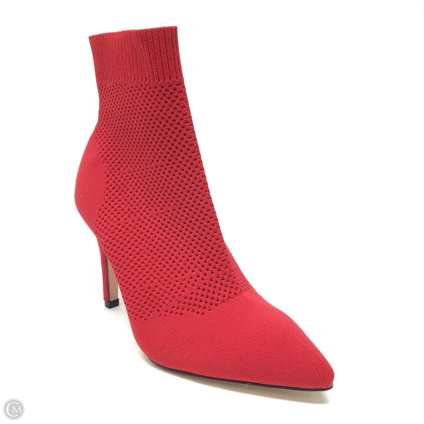 Boots Ankle Heels By Mia In Red, Size: 6