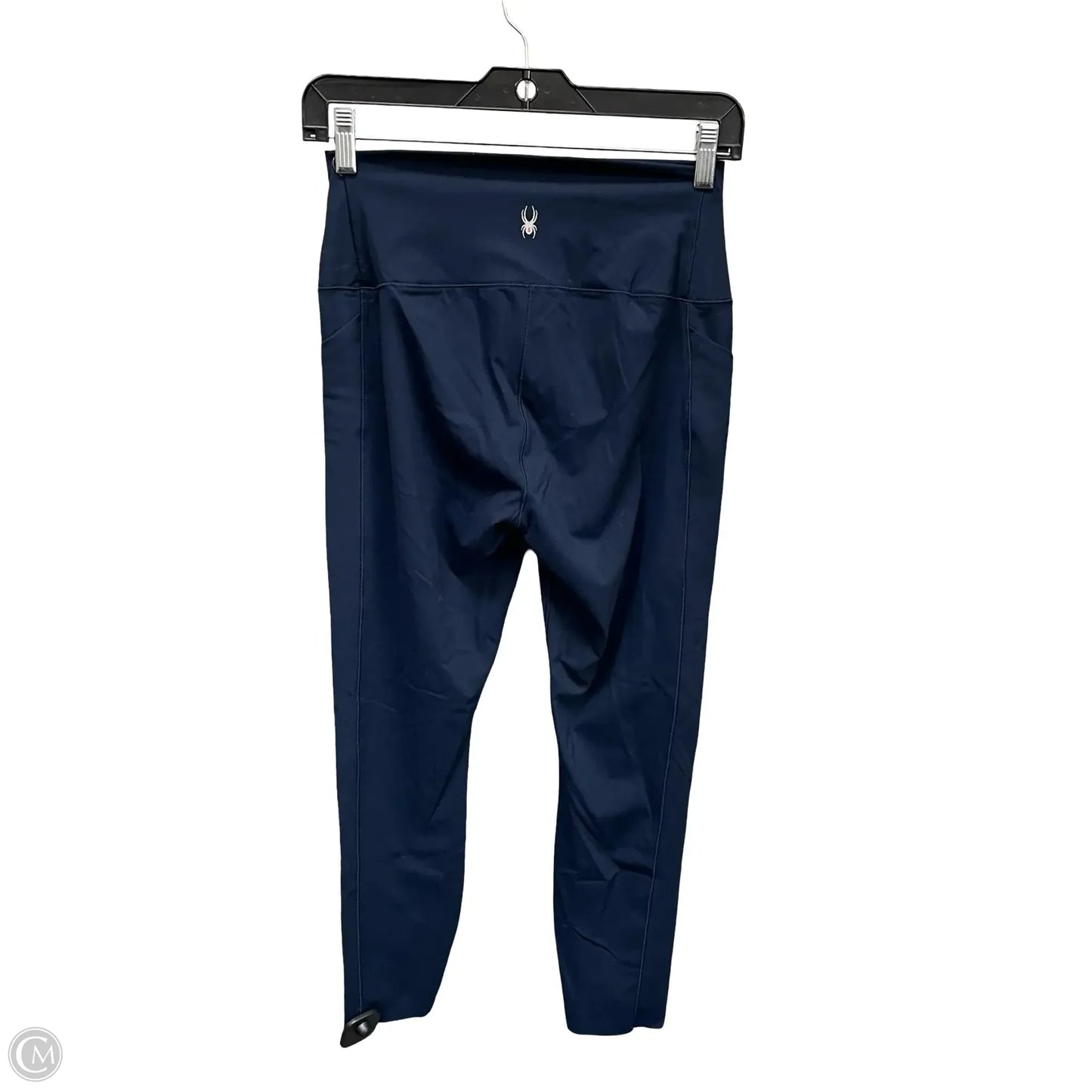 Athletic Leggings By Spyder In Navy, Size: M