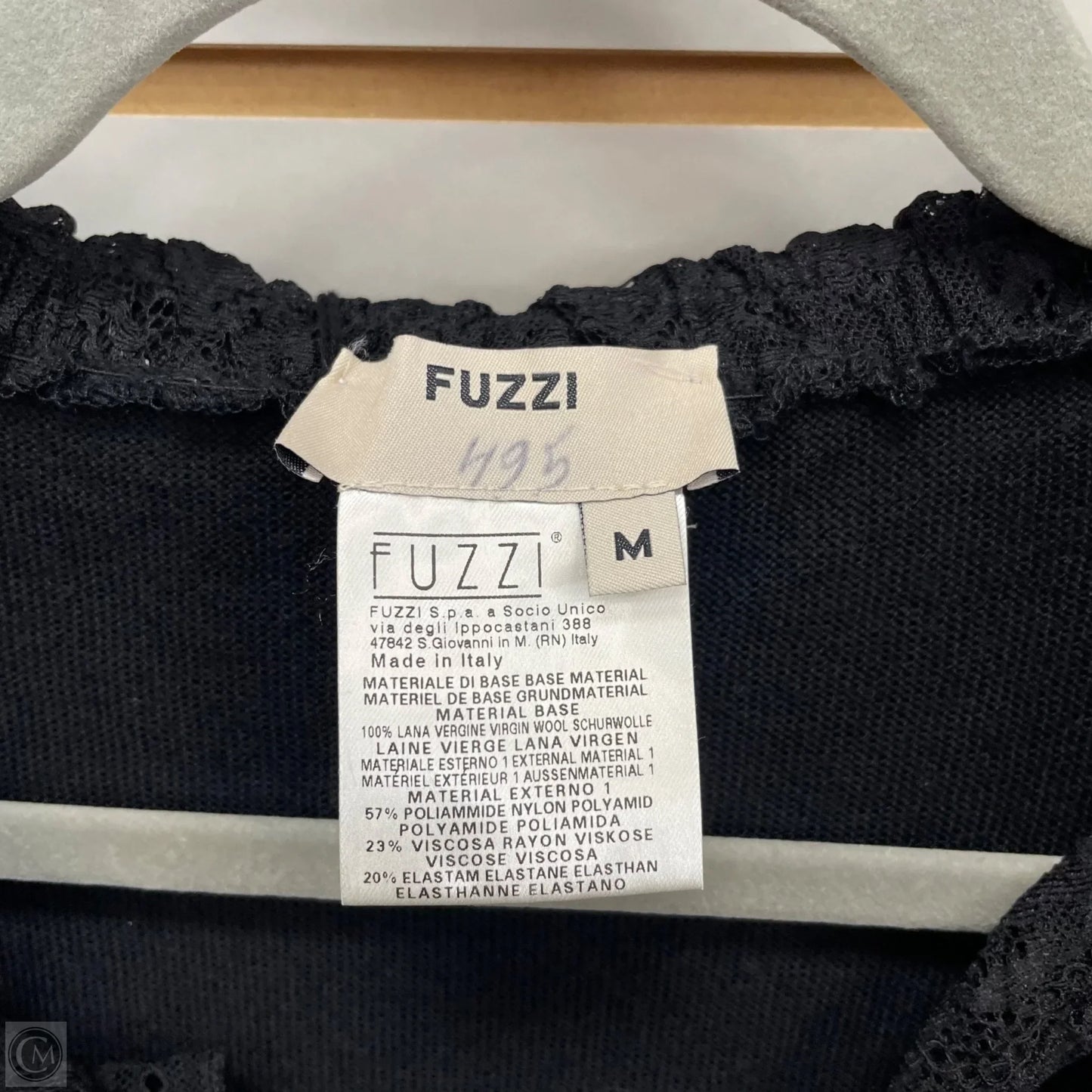 Top Long Sleeve By Cma In Black, Size: M