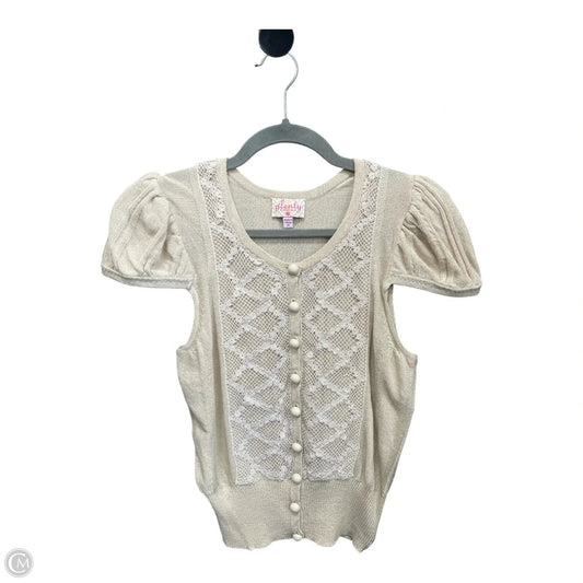 Top Short Sleeve By Tracy Reese In Beige, Size: M