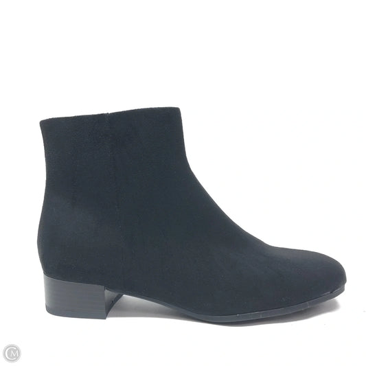 Boots Ankle Heels By Time And Tru In Black, Size: 9