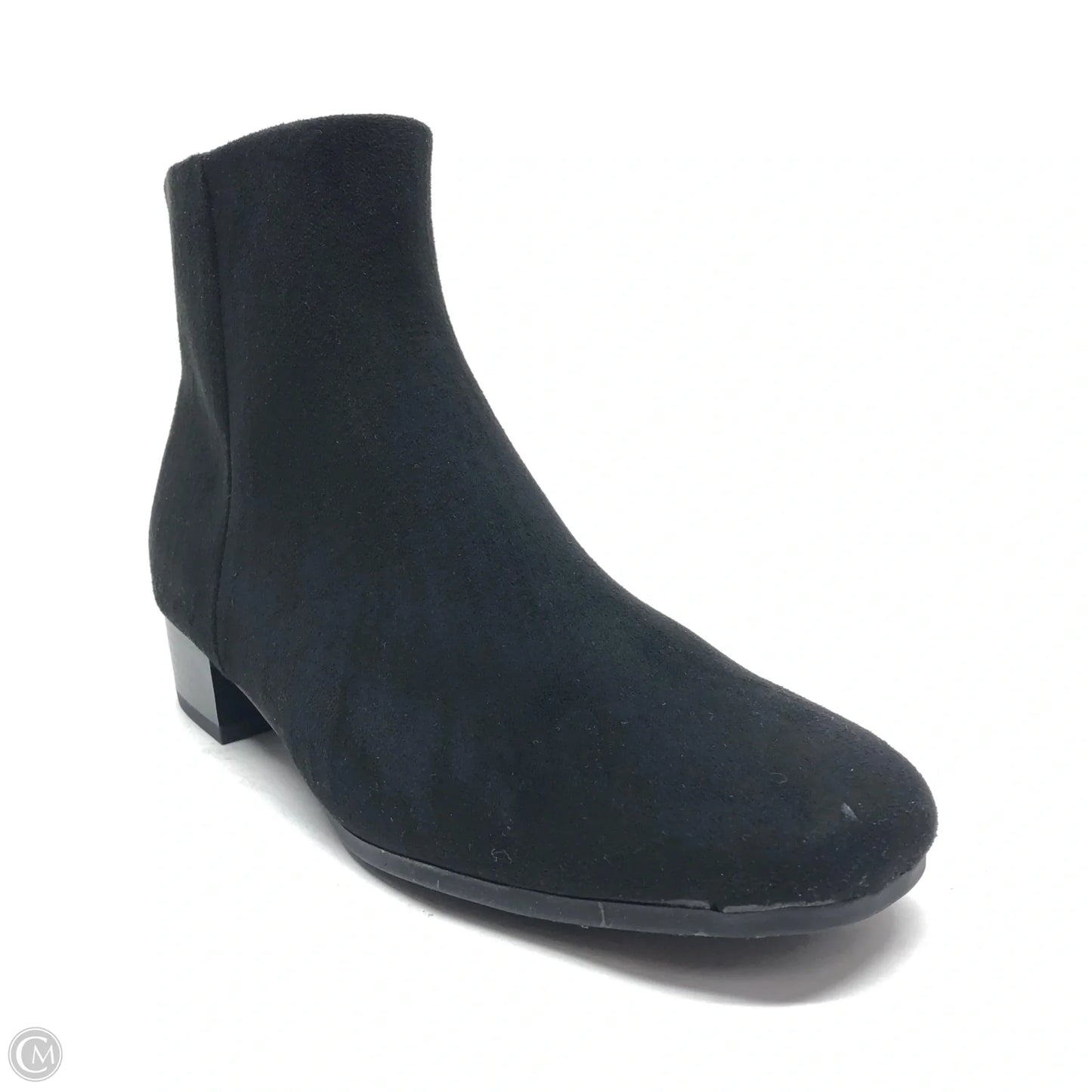 Boots Ankle Heels By Time And Tru In Black, Size: 9