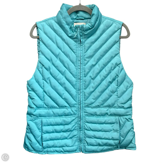 Vest Puffer & Quilted By Loft In Blue, Size: M