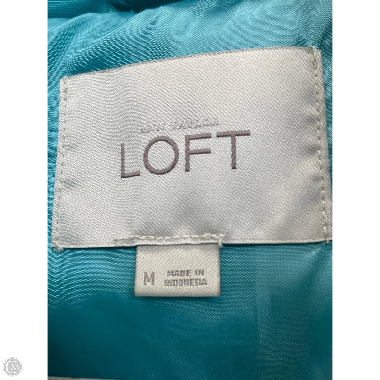 Vest Puffer & Quilted By Loft In Blue, Size: M