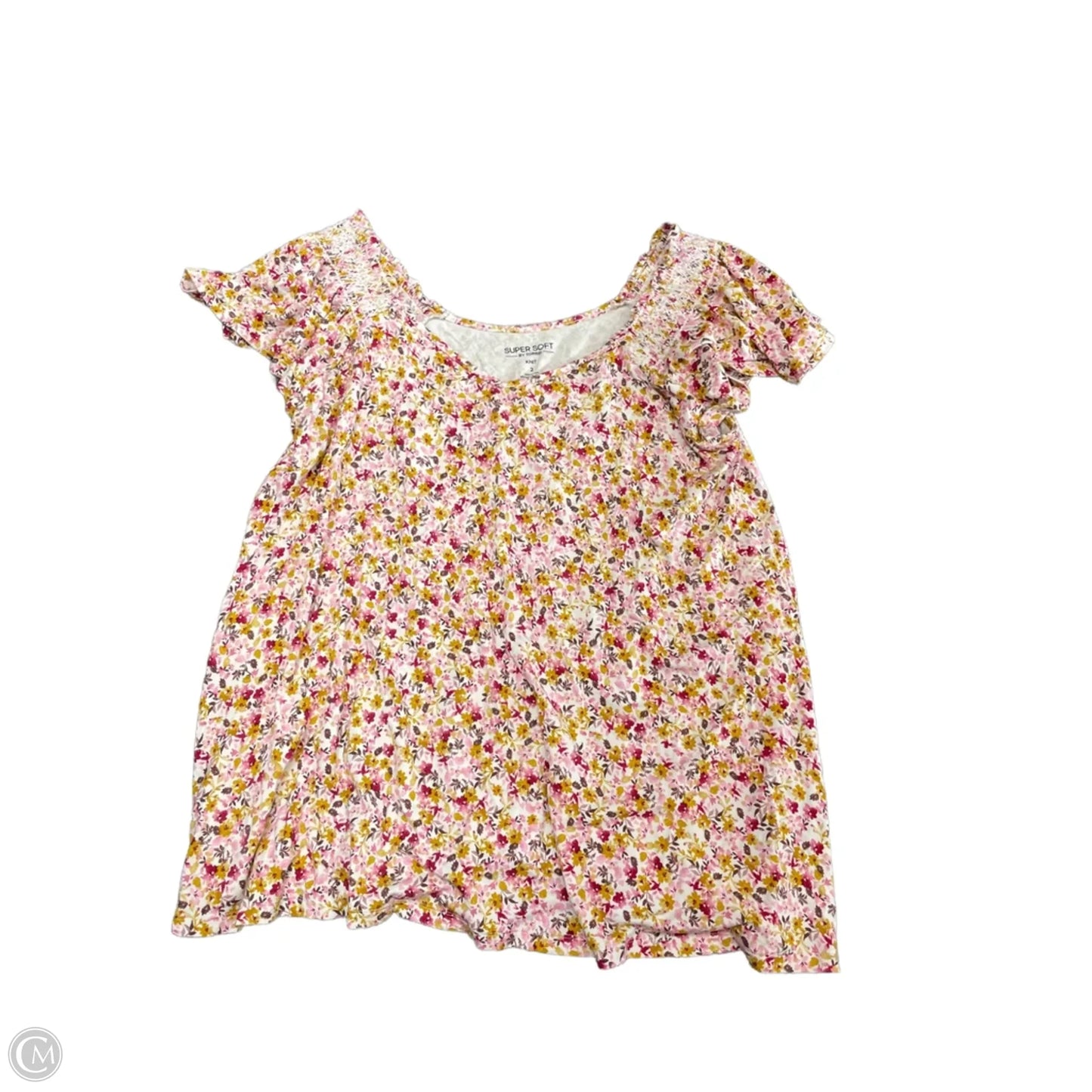 Top Short Sleeve By Torrid In Pink, Size: 2x