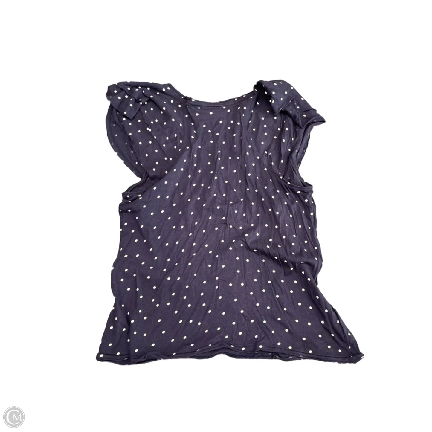 Top Short Sleeve By Maeve In Navy, Size: M
