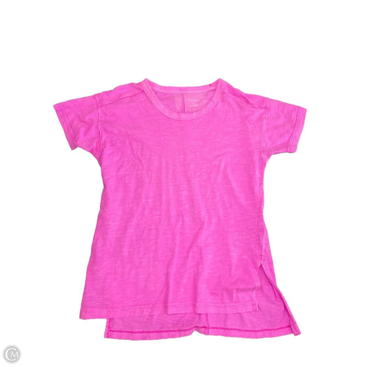 Top Short Sleeve By Pilcro In Pink, Size: Xs