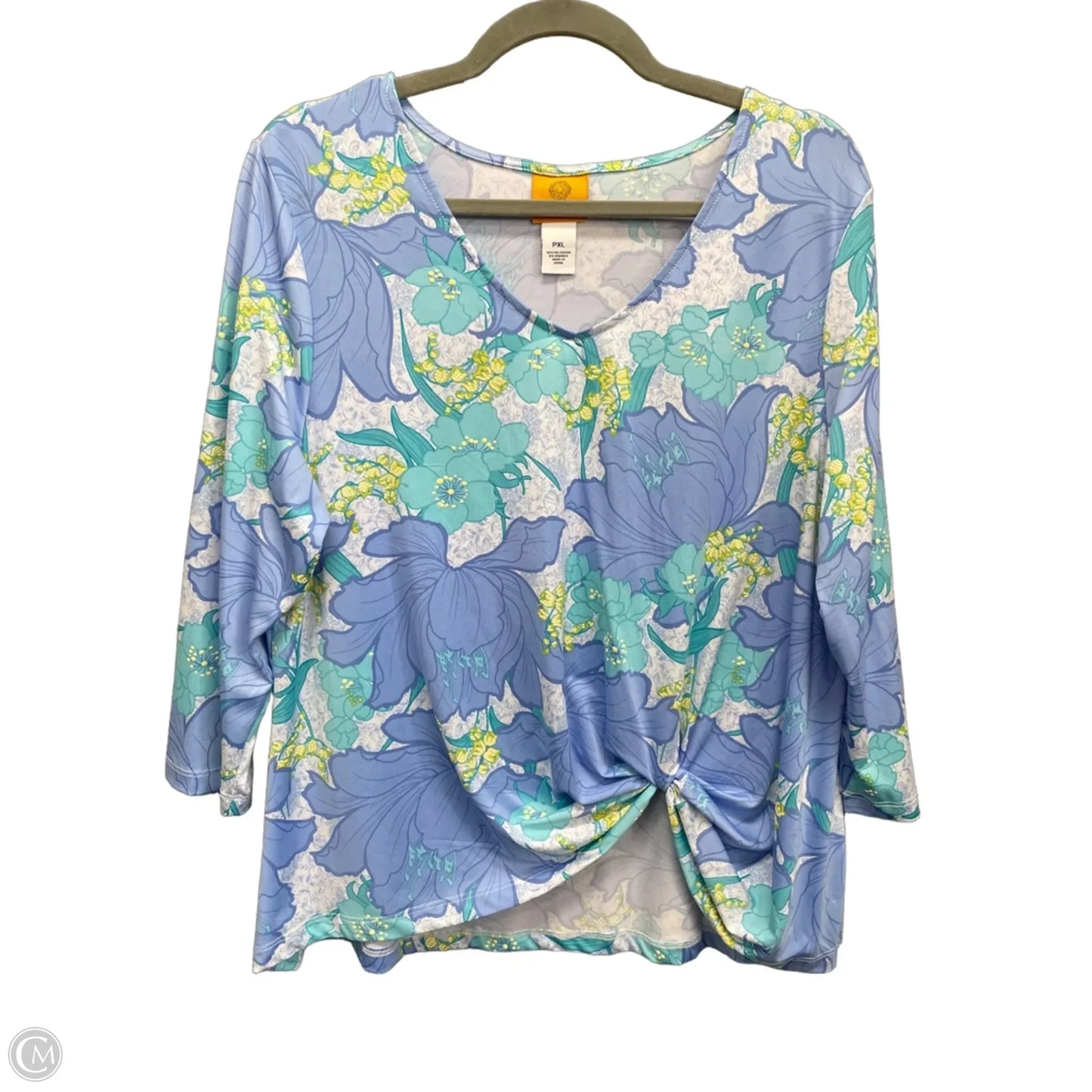 Blouse 3/4 Sleeve By Ivy Jane In White, Size: M