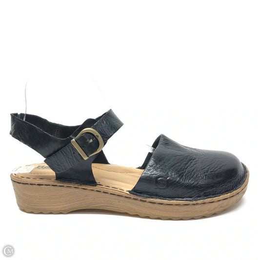 Sandals Heels Platform By Born In Black, Size: 9