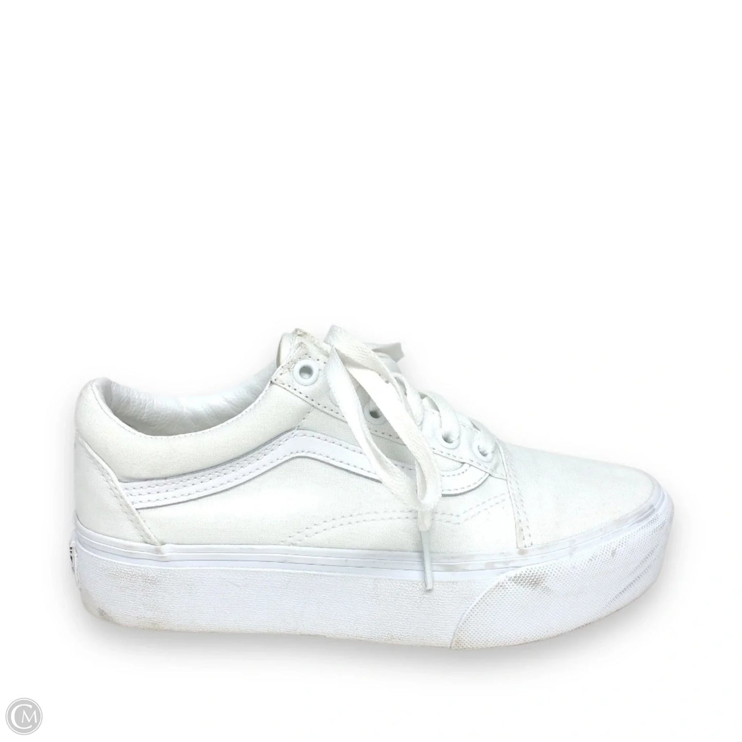 Shoes Sneakers By Vans In White, Size: 7