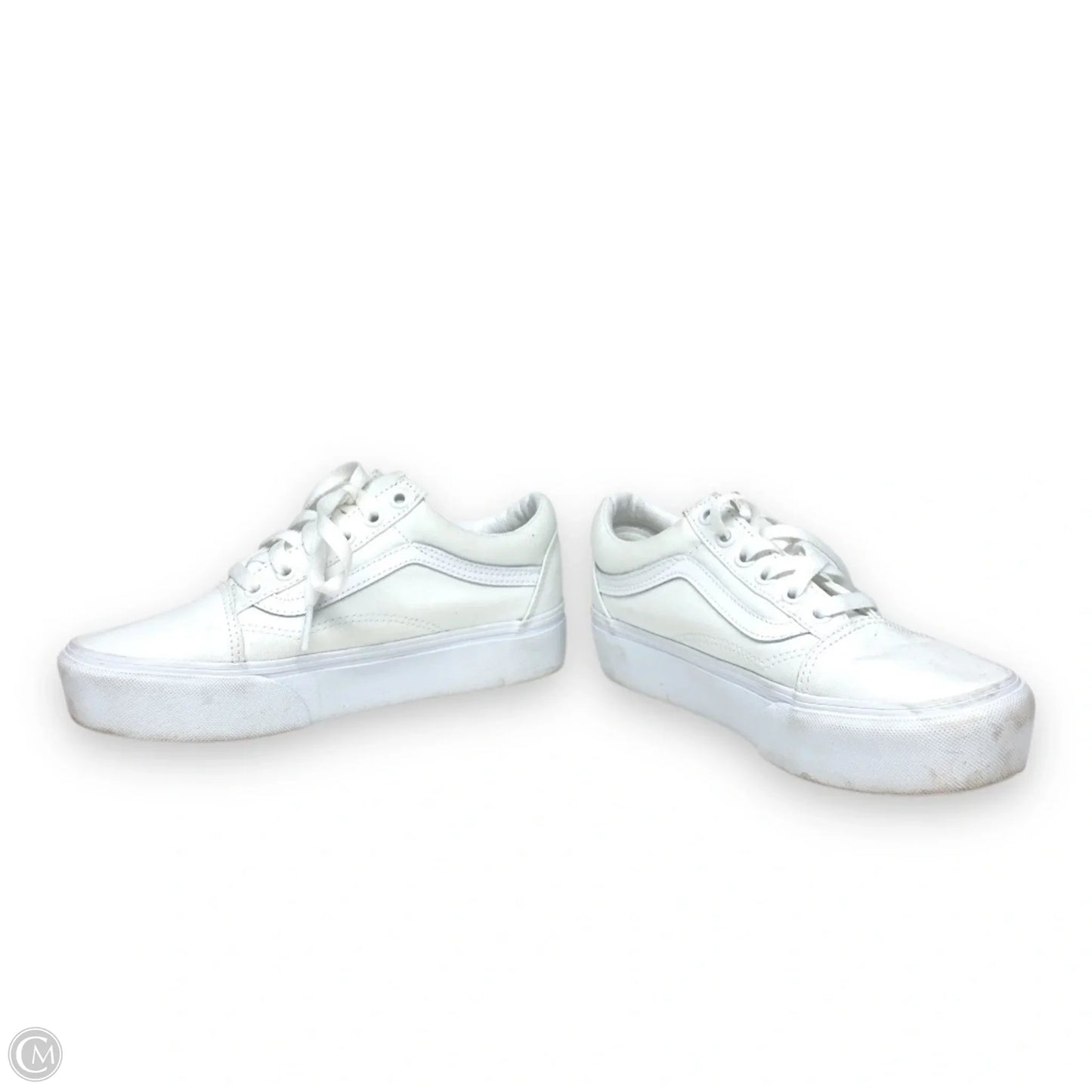 Shoes Sneakers By Vans In White, Size: 7