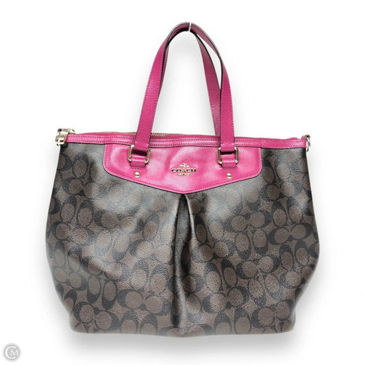 Handbag Designer By Coach, Size: Large