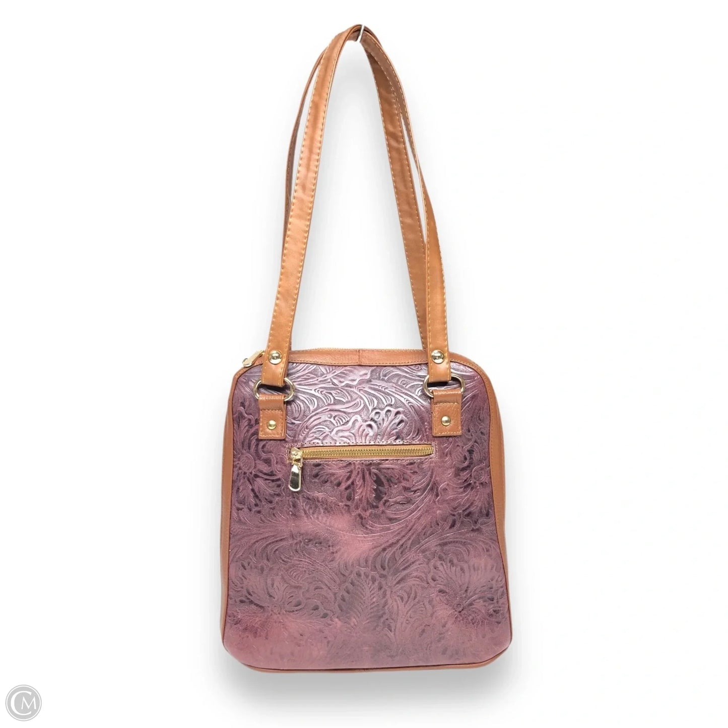 Backpack Leather By Clothes Mentor, Size: Medium