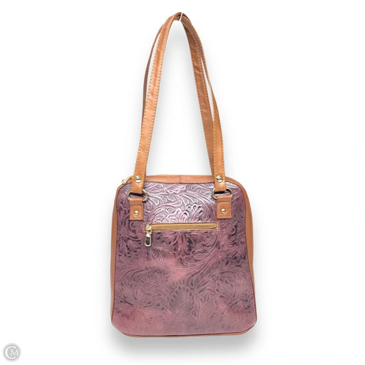 Backpack Leather By Clothes Mentor, Size: Medium