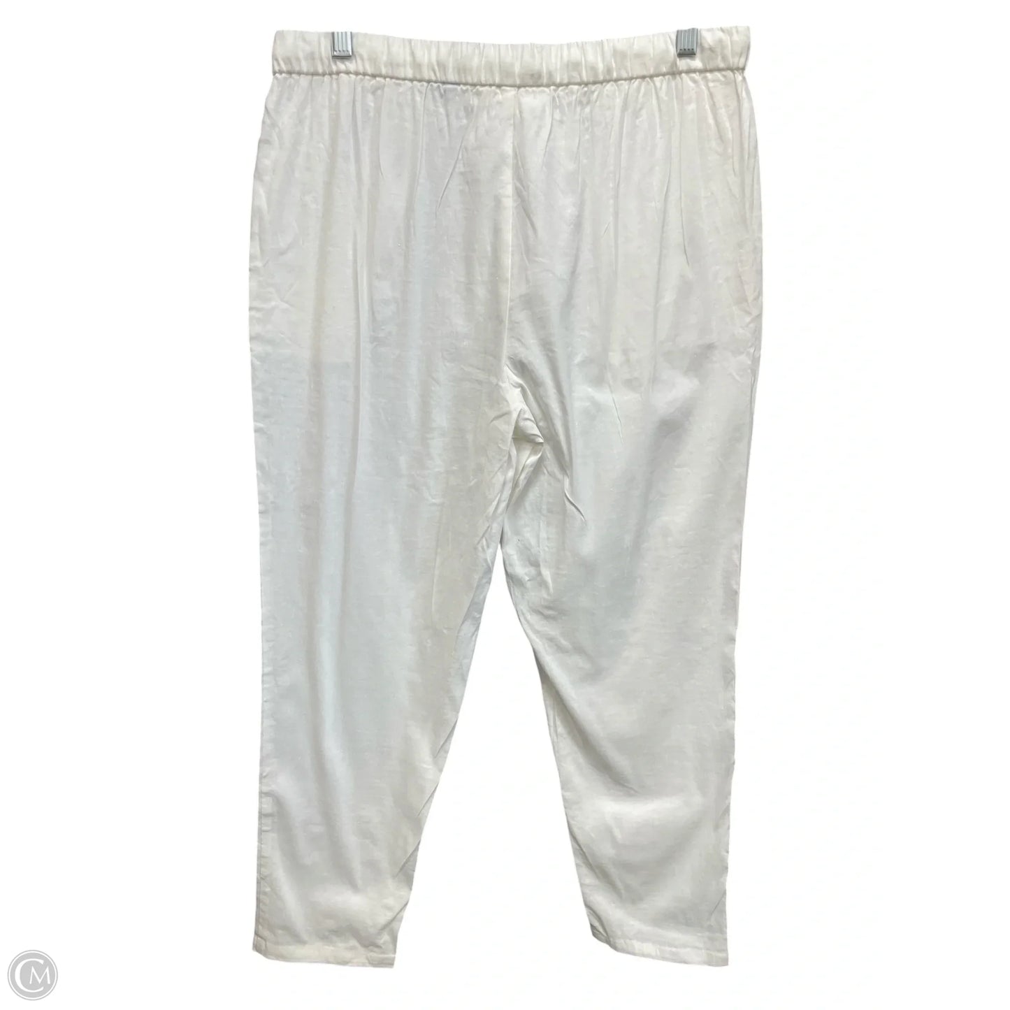 Pants Linen By Theory In White, Size: M