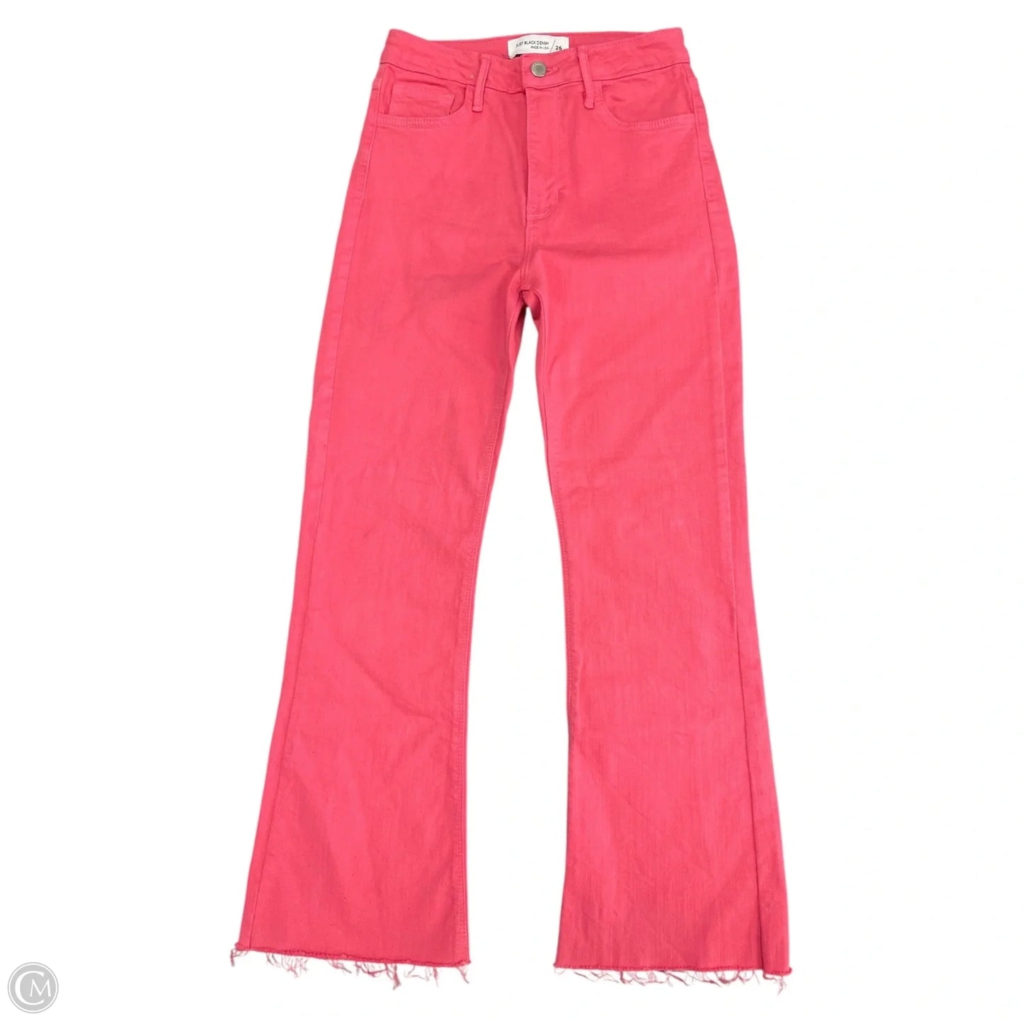 Jeans Flared By Just Black In Pink, Size: 2