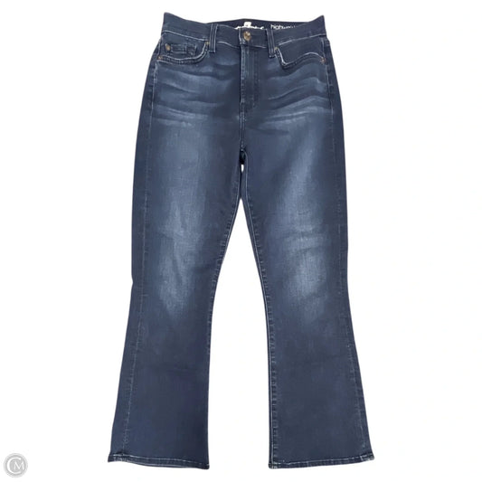 Jeans Boot Cut By 7 For All Mankind In Blue, Size: 4