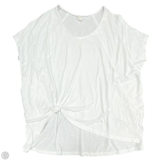 Tunic Short Sleeve By Free People In White, Size: S