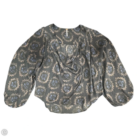 Top Long Sleeve By Free People In Grey, Size: Xs
