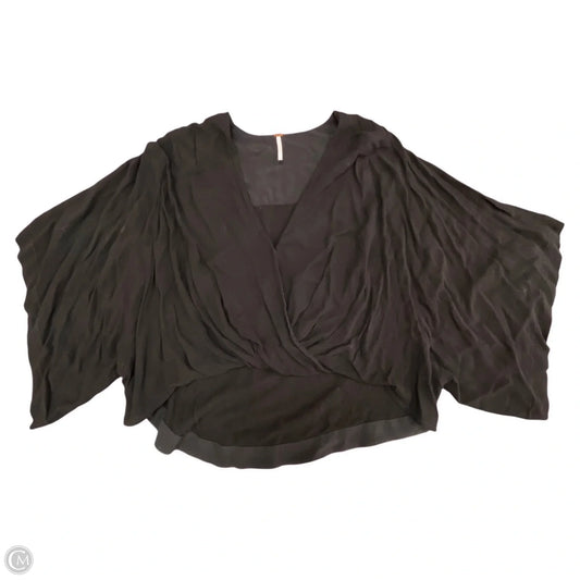 Top Short Sleeve By Free People In Black, Size: Xs