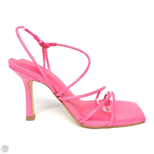 Sandals Heels Stiletto By Marc Fisher In Pink, Size: 6.5