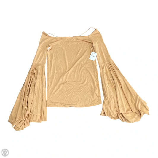 Top Long Sleeve By Free People In Orange, Size: Xs