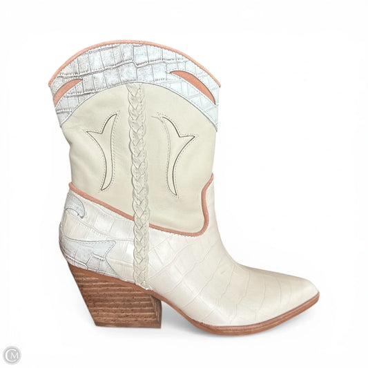 Boots Western By Dolce Vita In Cream, Size: 6