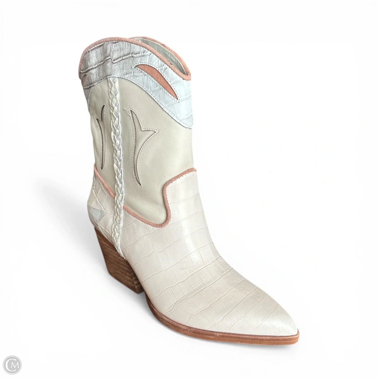 Boots Western By Dolce Vita In Cream, Size: 6