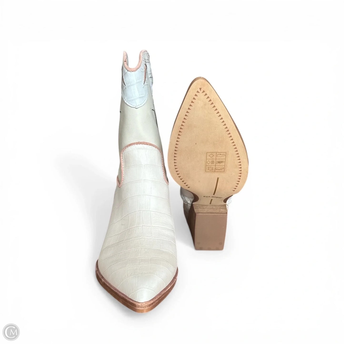 Boots Western By Dolce Vita In Cream, Size: 6