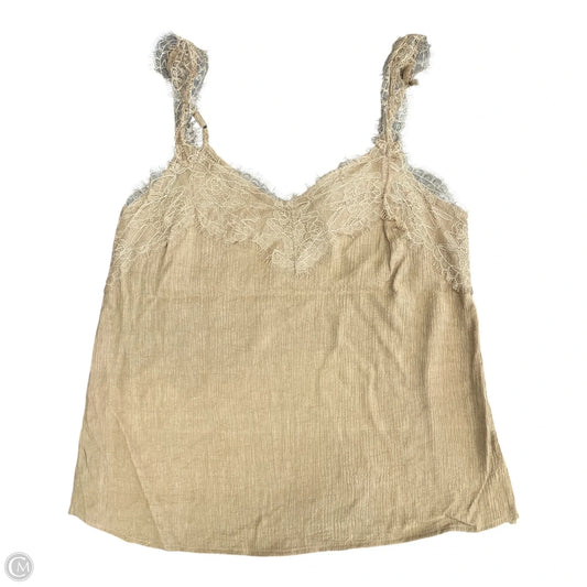 Top Sleeveless By Sam Edelman In Brown, Size: M