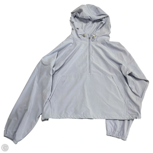 Athletic Top Long Sleeve Hoodie By Calvin Klein In Purple, Size: M