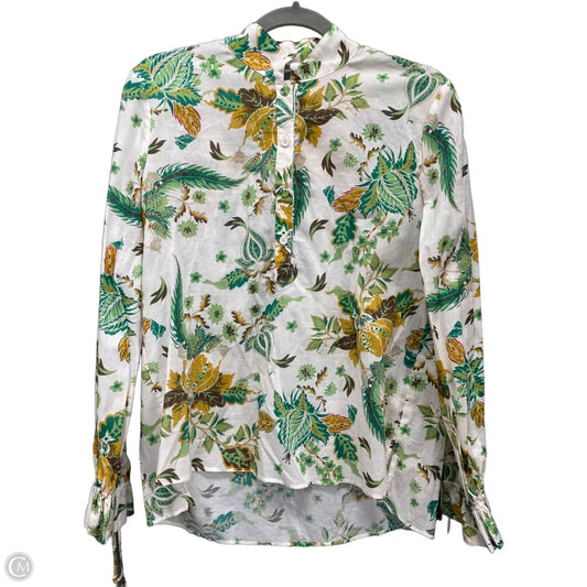 Top Long Sleeve By Antonio Melani In Green, Size: Xs