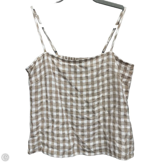 Top Sleeveless By Antonio Melani In Brown, Size: S