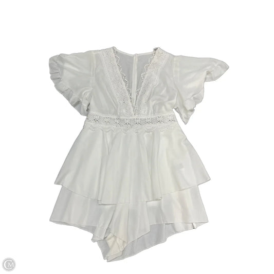 Dress Casual Short By Shein In White, Size: 2x
