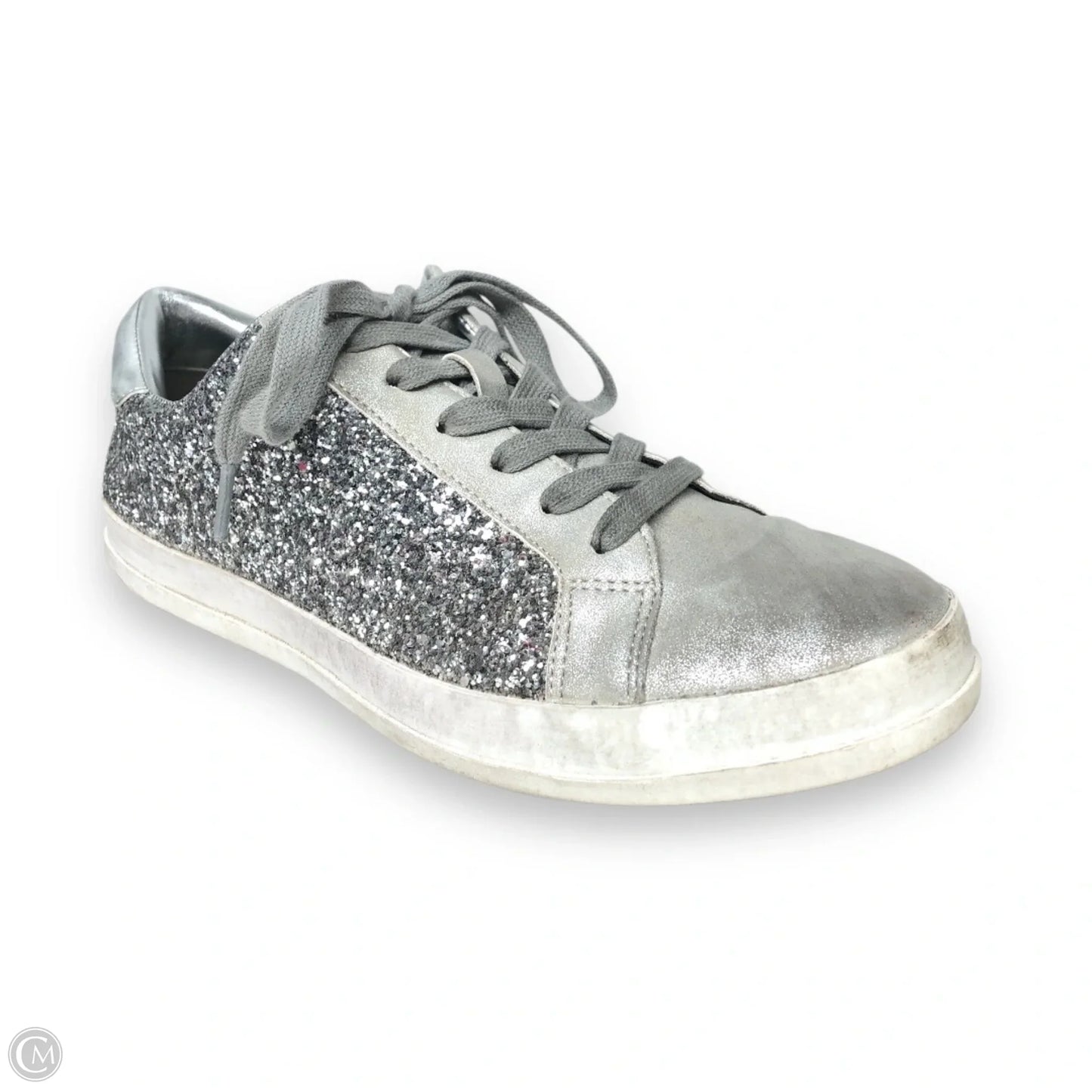 Shoes Sneakers By Mossimo In Silver, Size: 9.5