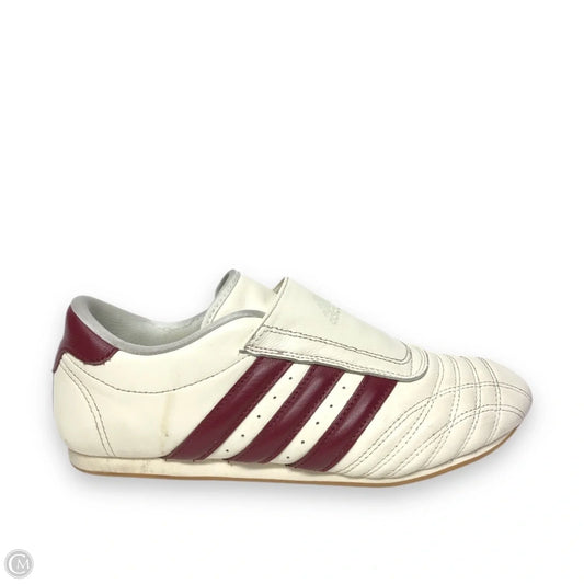Shoes Sneakers By Adidas In Cream & Red, Size: 9