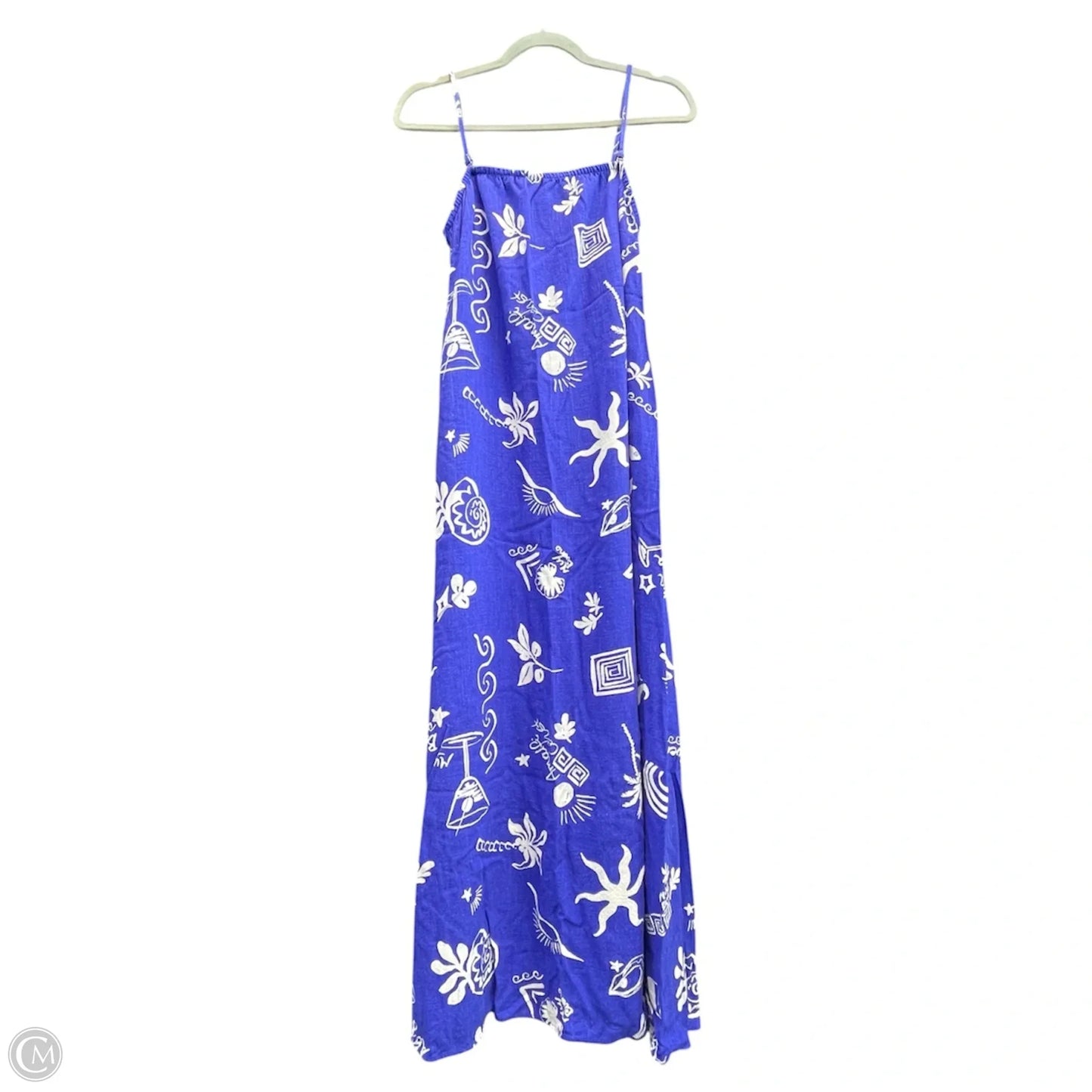 Dress Casual Midi By Clothes Mentor In Blue, Size: M