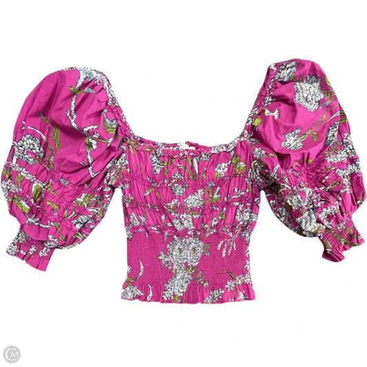 Top 3/4 Sleeve By Clothes Mentor In Pink, Size: L